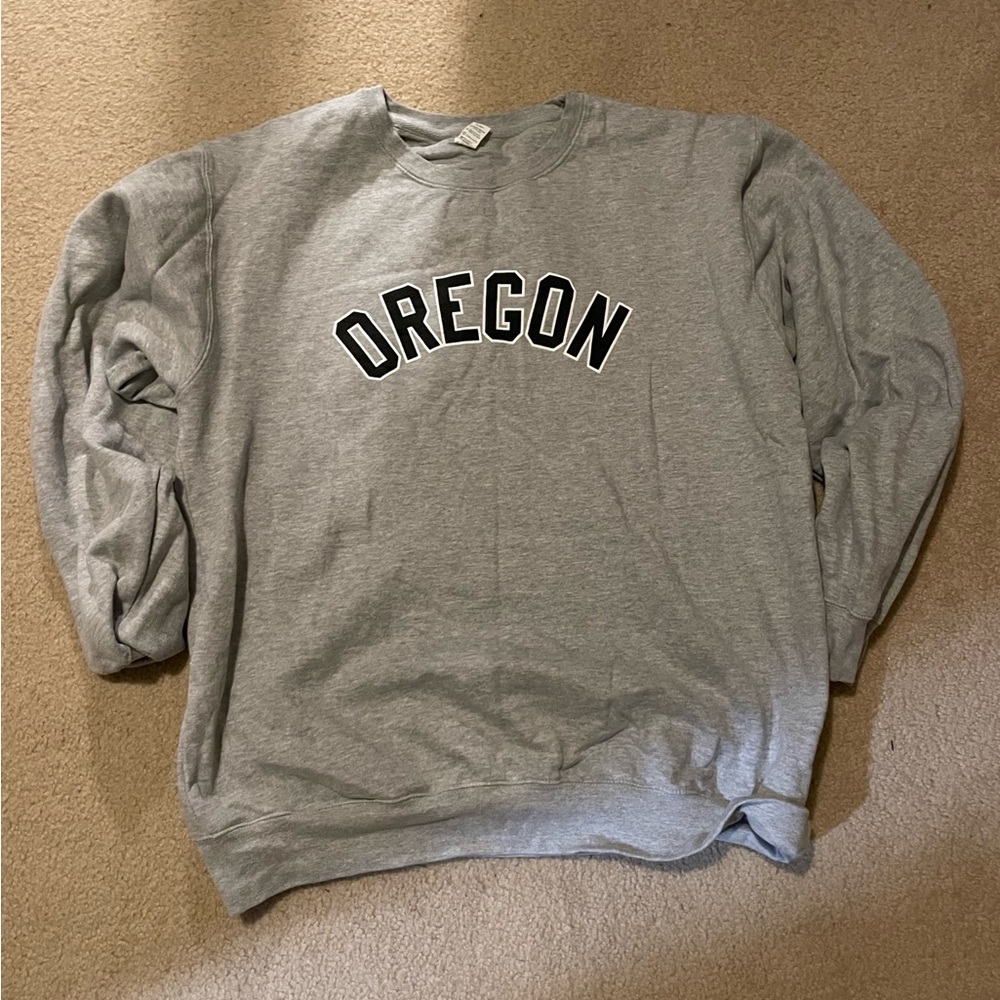 Oregon VIntage Crewneck Sweatshirt Gray Size XL